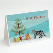 Caroline's Treasures Scottish Fold Cat Merry Christmas Tree Ceramic Ornament Caroline's Treasures Scottish Fold Cat Merry Christmas Tree Ceramic Ornament